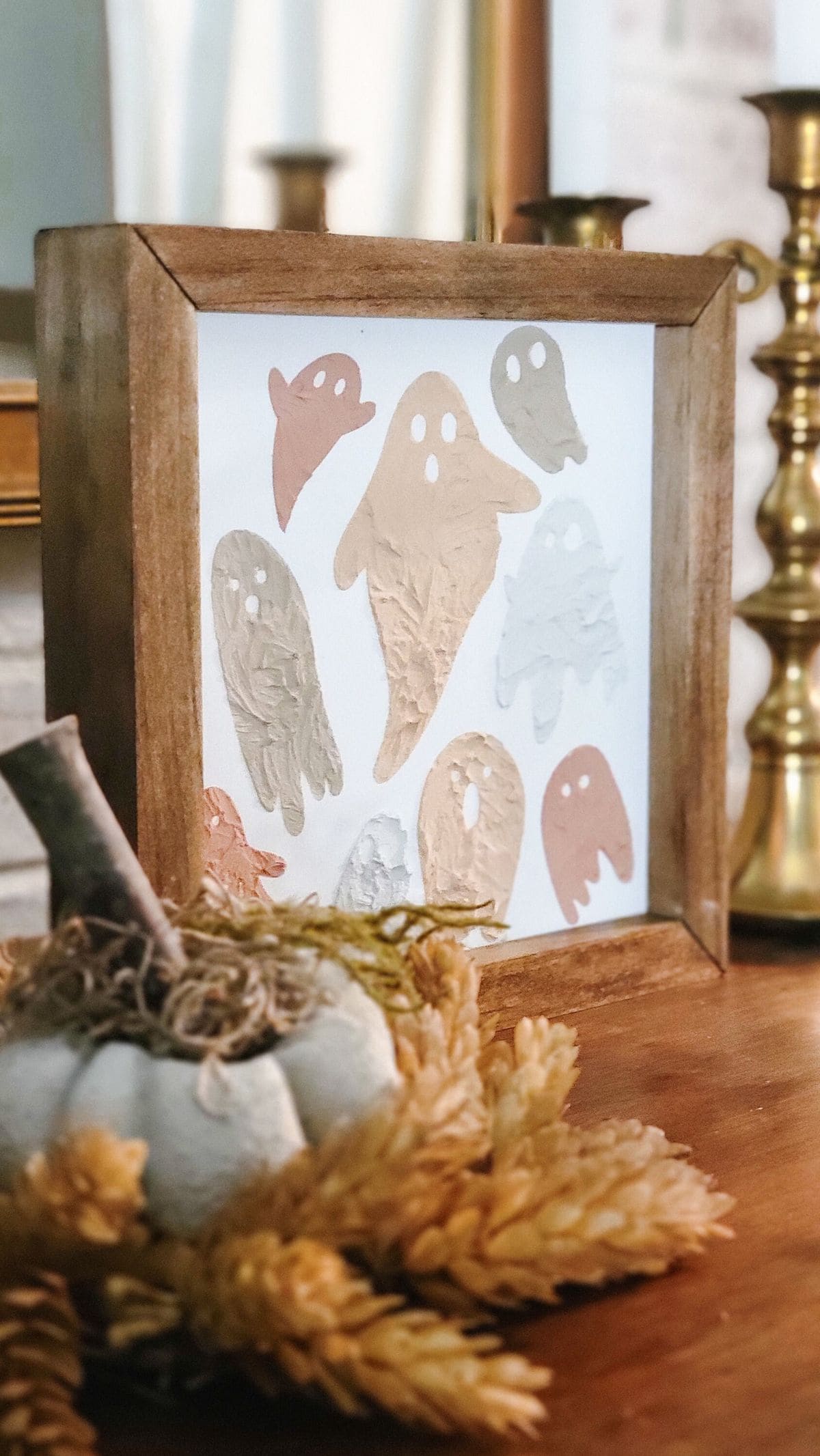 Rustic Neutrals Ghost Wall Art