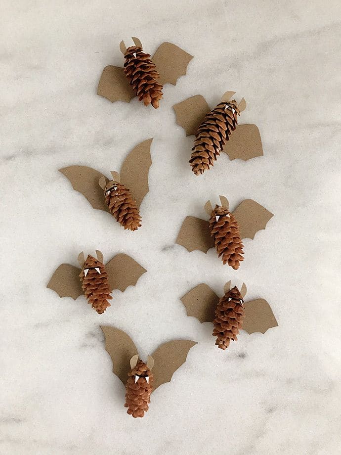 Rustic Pinecone Bats