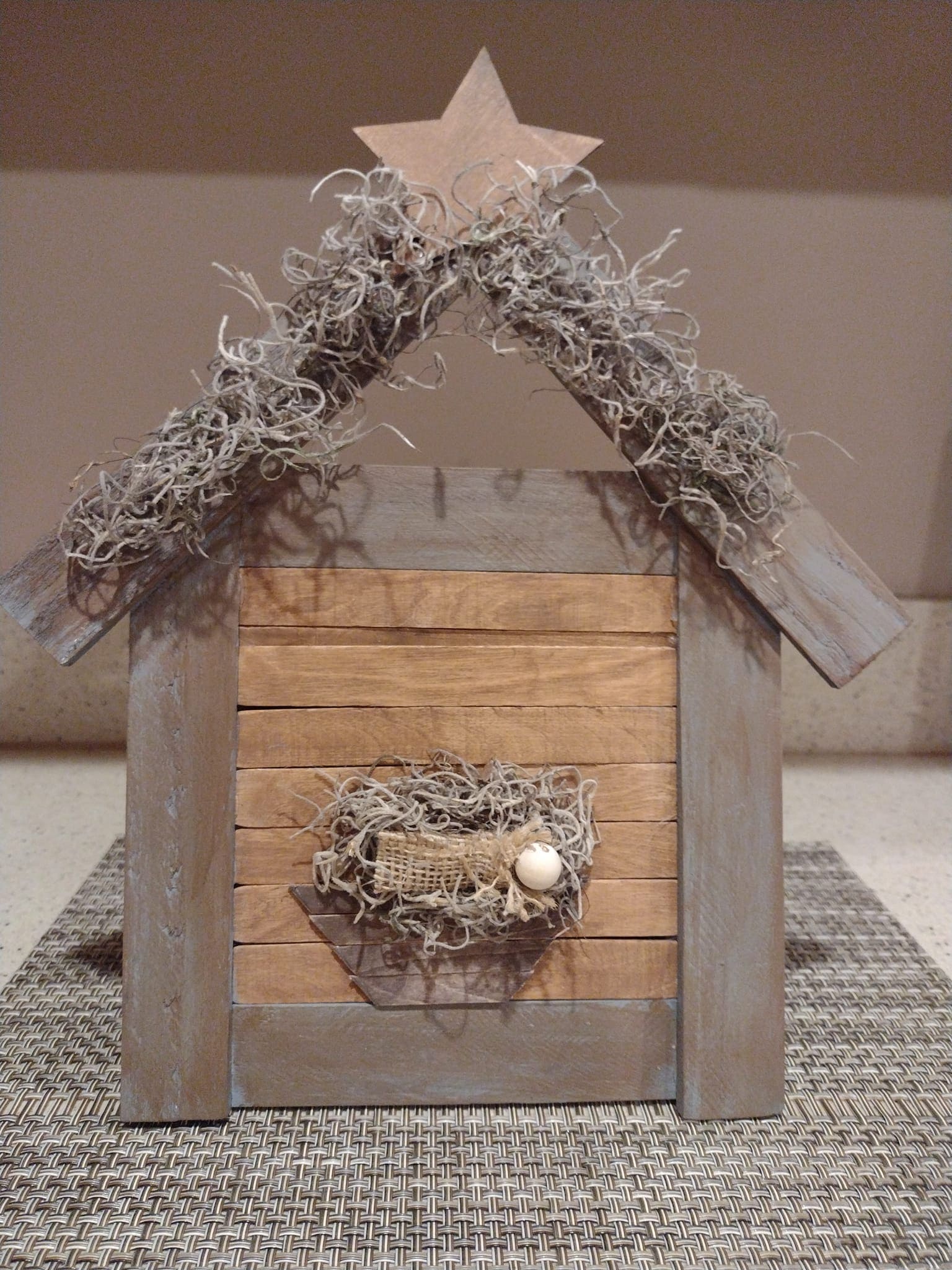 Rustic Wood Shim Stable