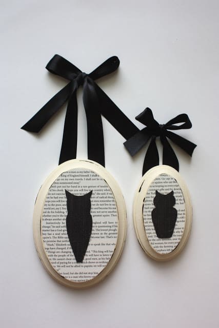 Silhouette Owl and Cat Wall Art