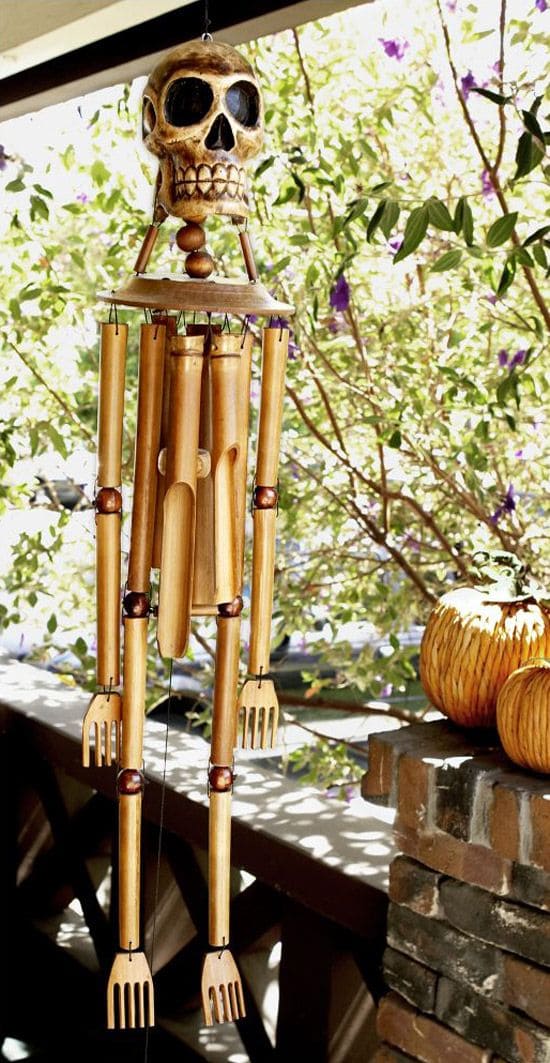 Skeleton Bamboo Wind Chime