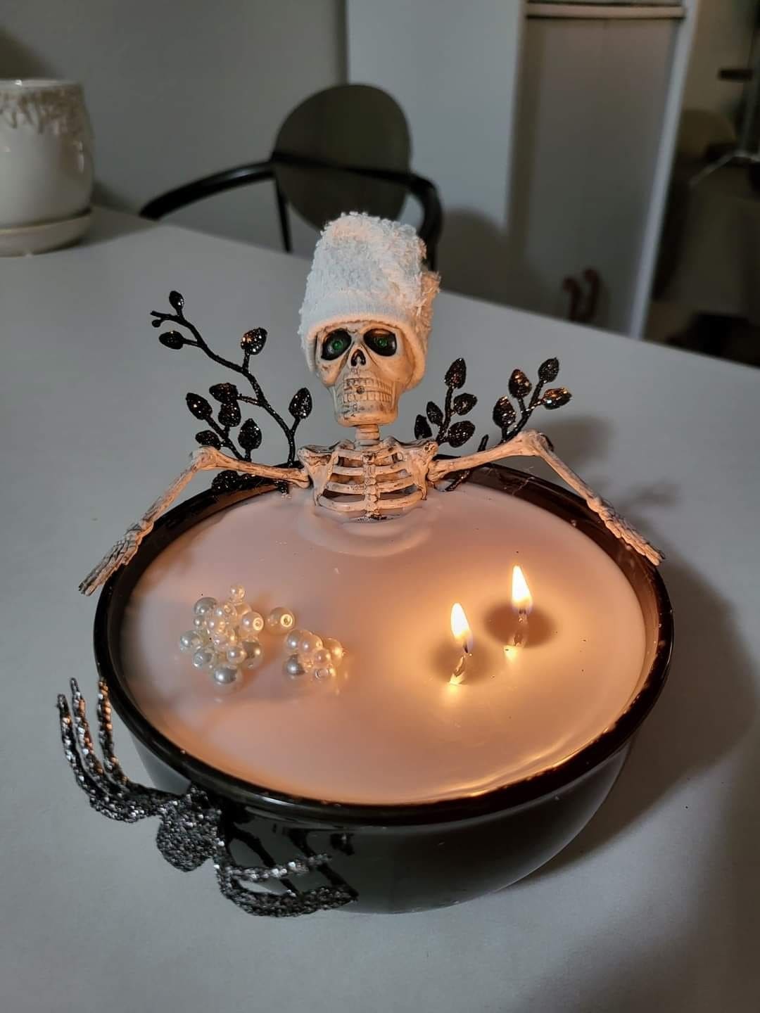 Skeleton Spa Candle Bowl