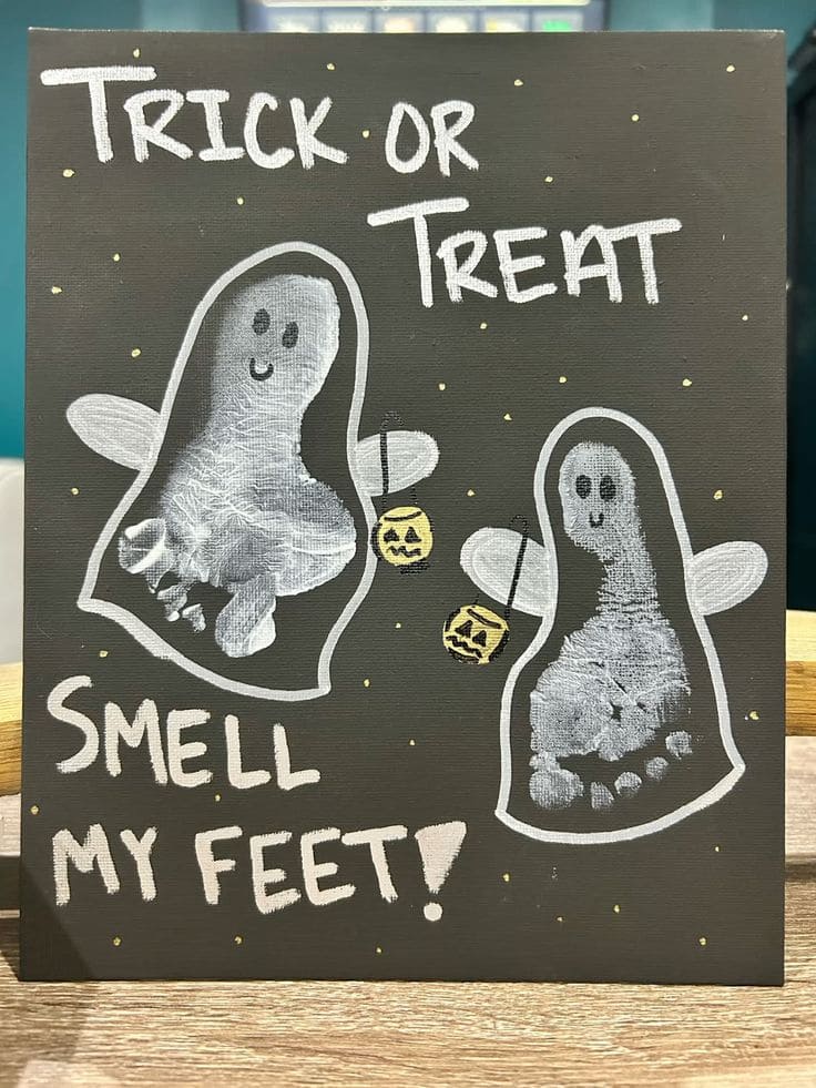 Smell My Feet Ghost Footprints