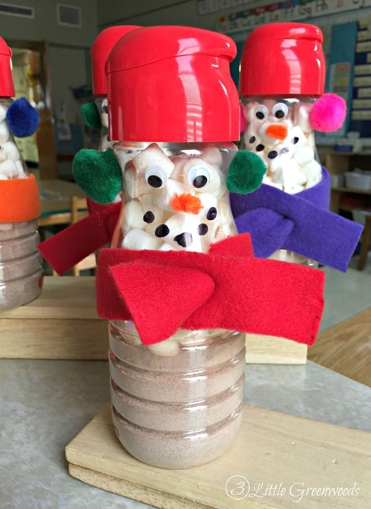 Snowman Hot Cocoa Gift Bottles