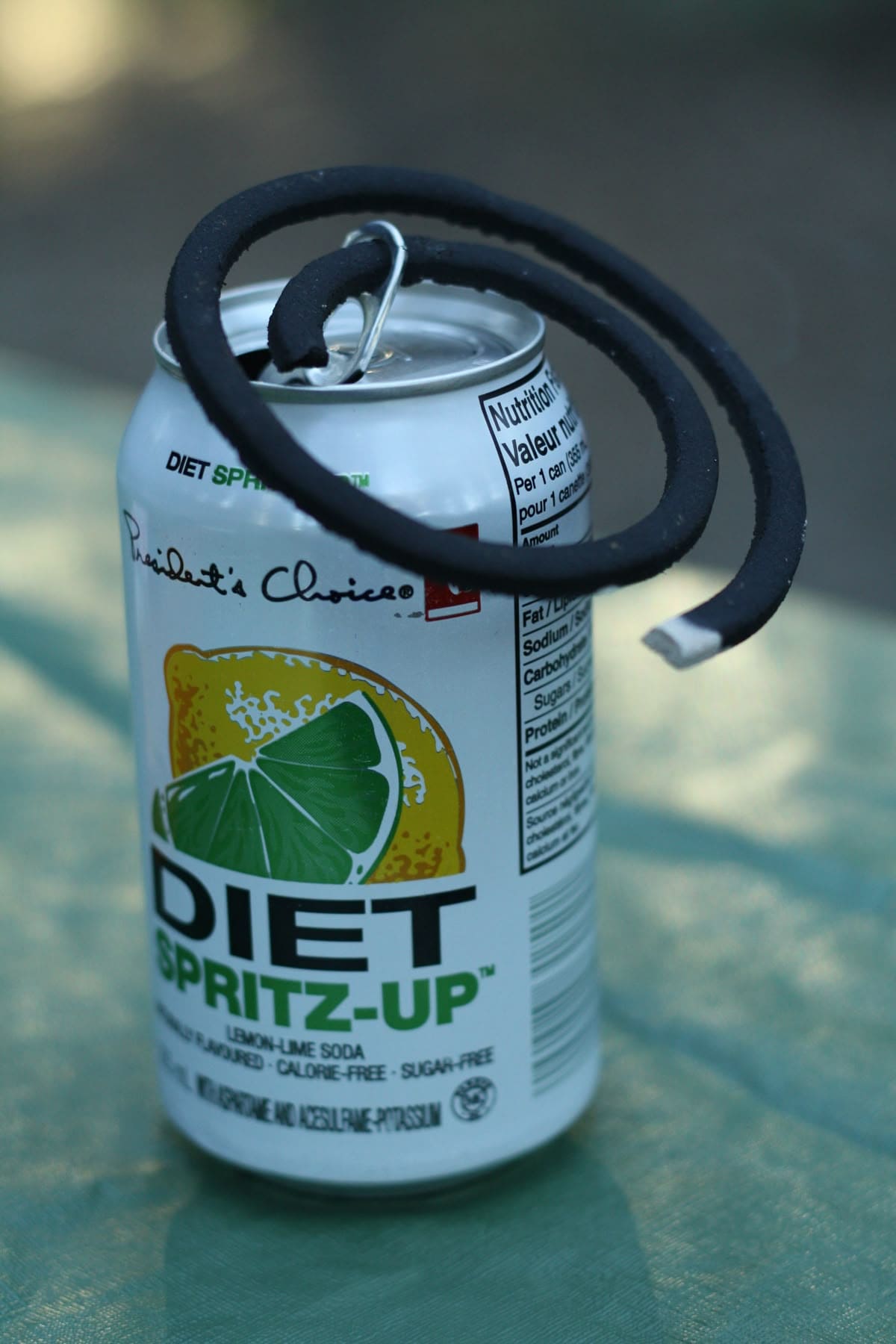 Soda Can Mosquito Coil Holder