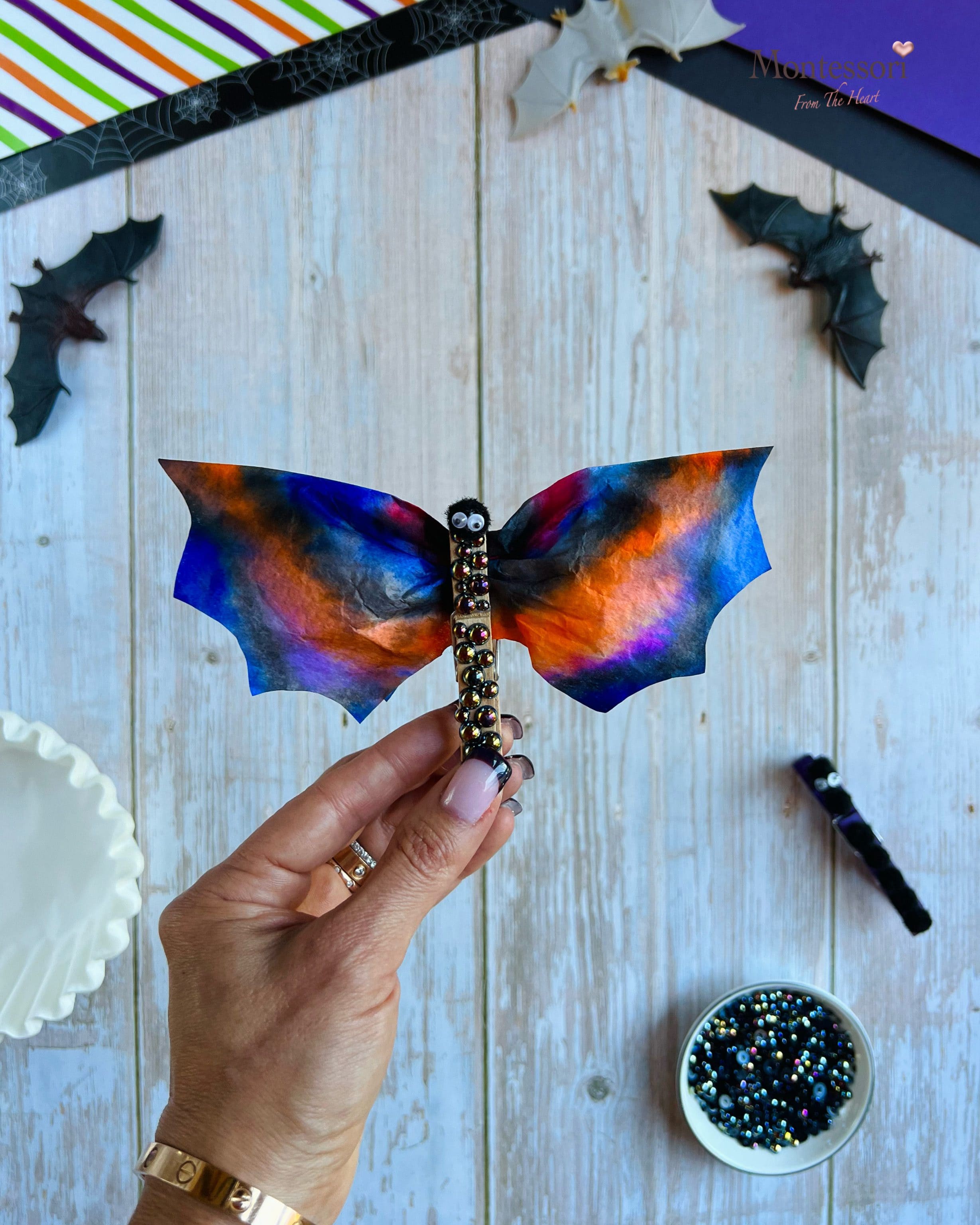 Sparkling Coffee Filter Bat