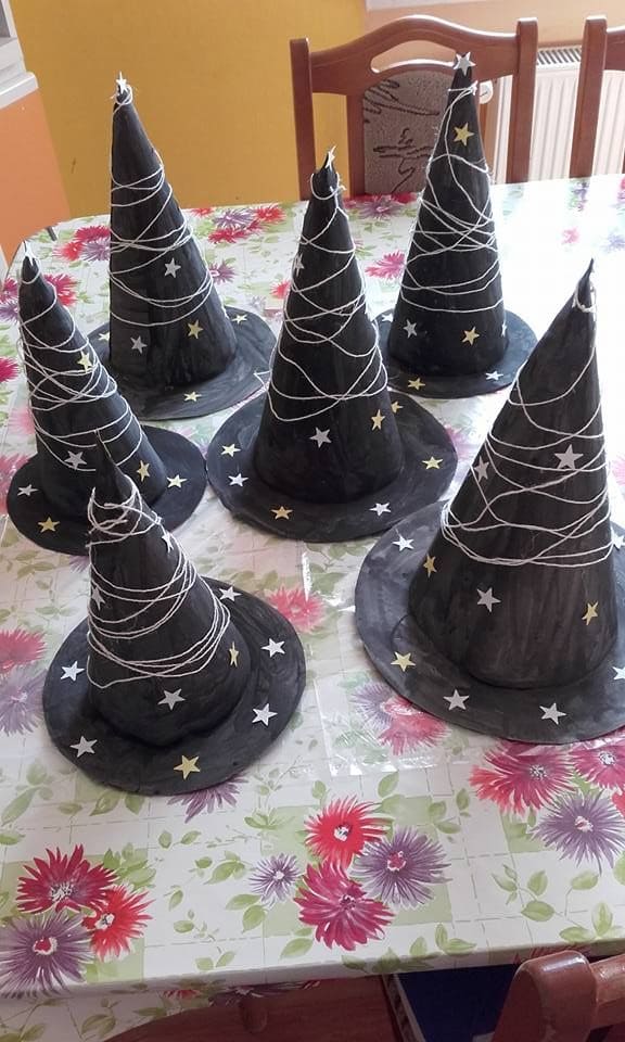 Starry DIY Witch Hats for Group Spells
