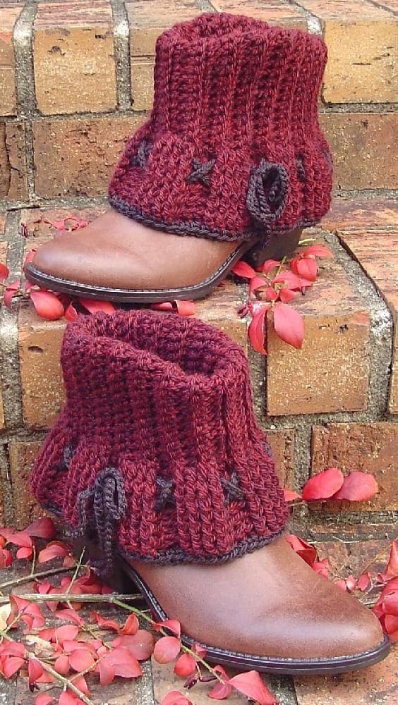 Sweater Boot Cuffs with a Handmade Twist