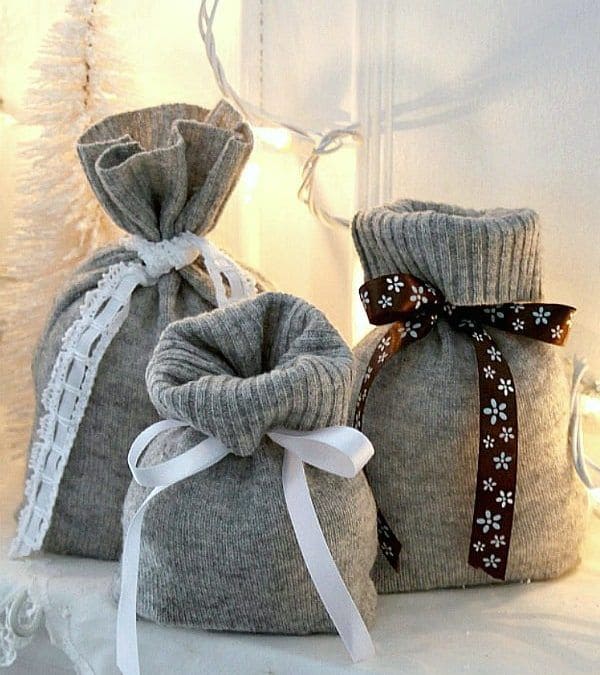 Sweater Sleeve Gift Bags