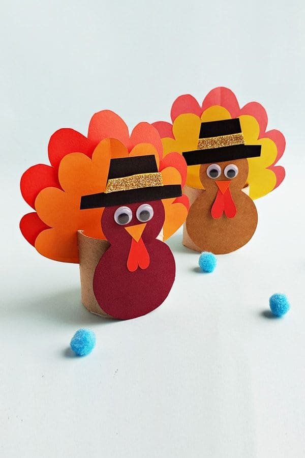 Toilet Paper Roll Turkey Buddies