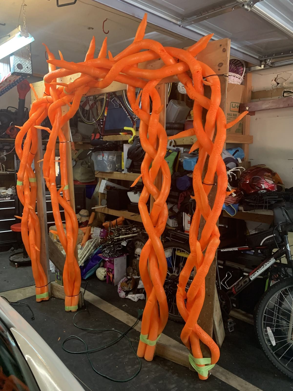 Twisted Fire Vine Halloween Archway