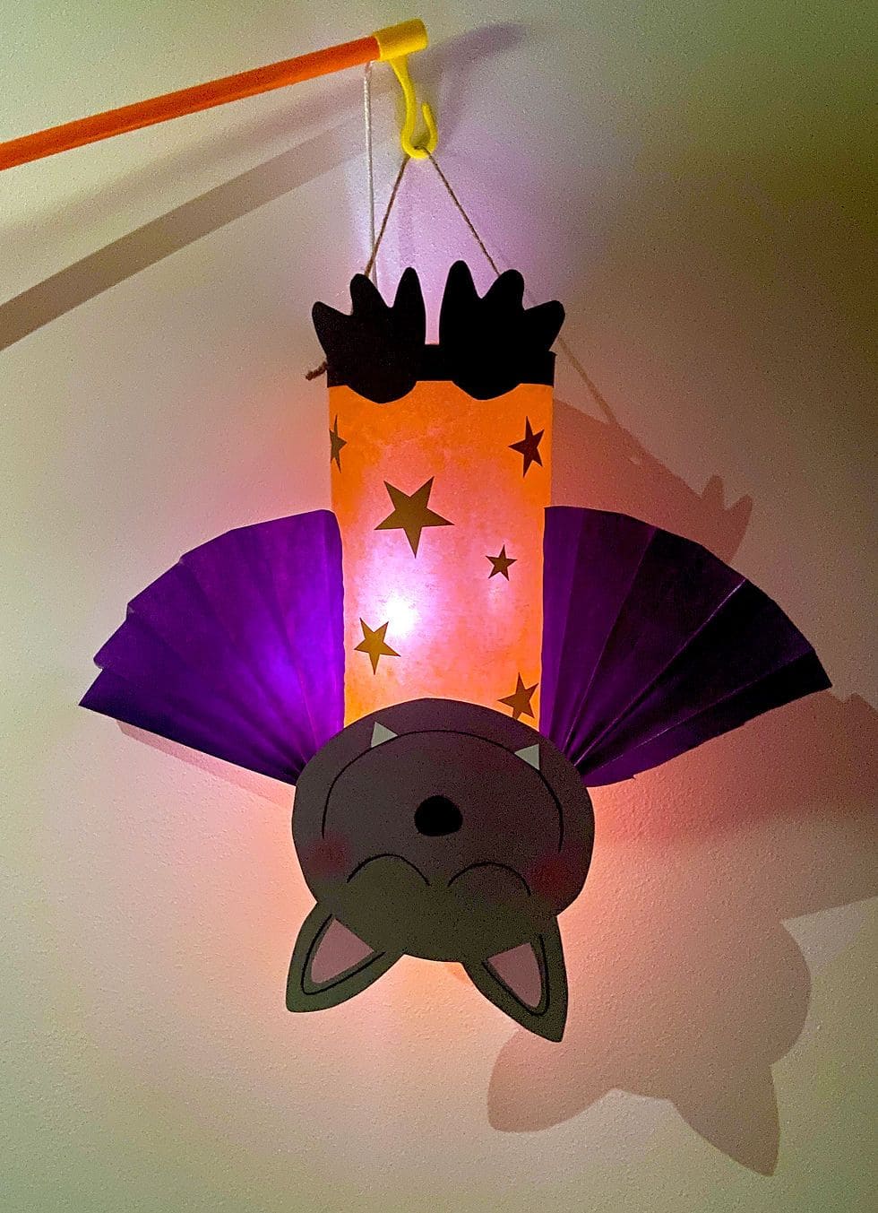 Upside-Down Bat Lantern
