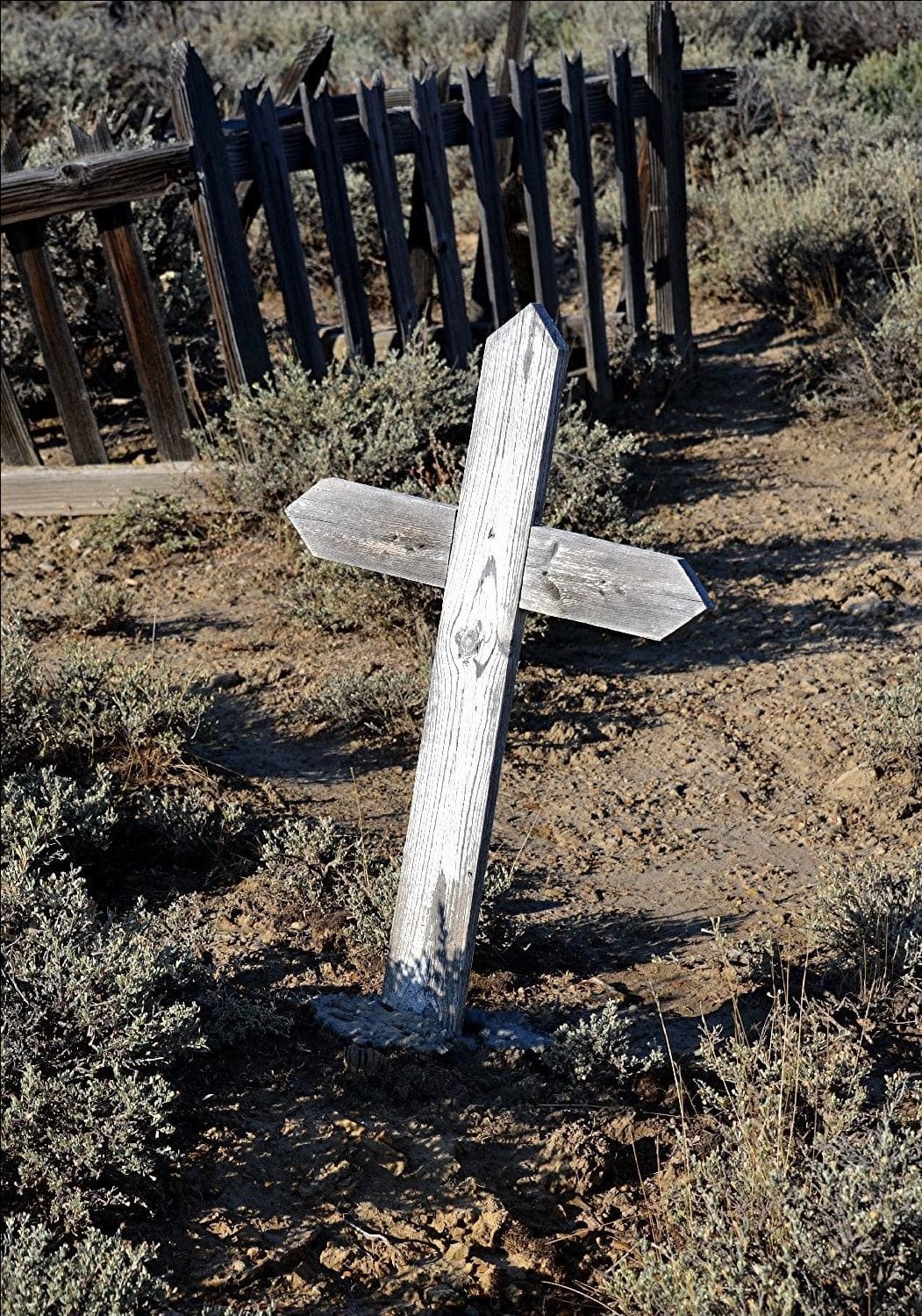 Weathered Wooden Cross
