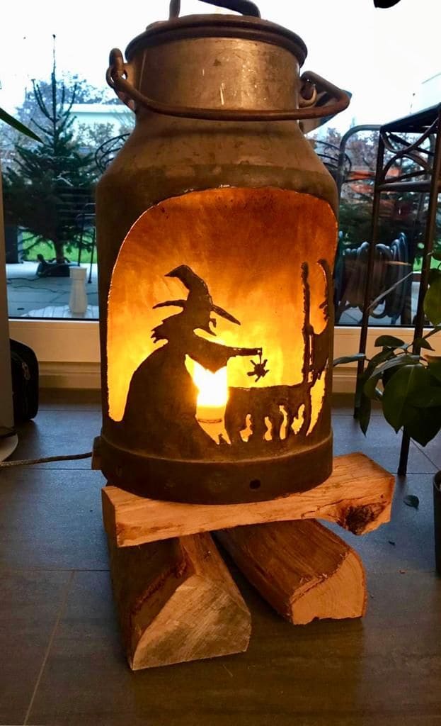 Witch & Cat Lantern
