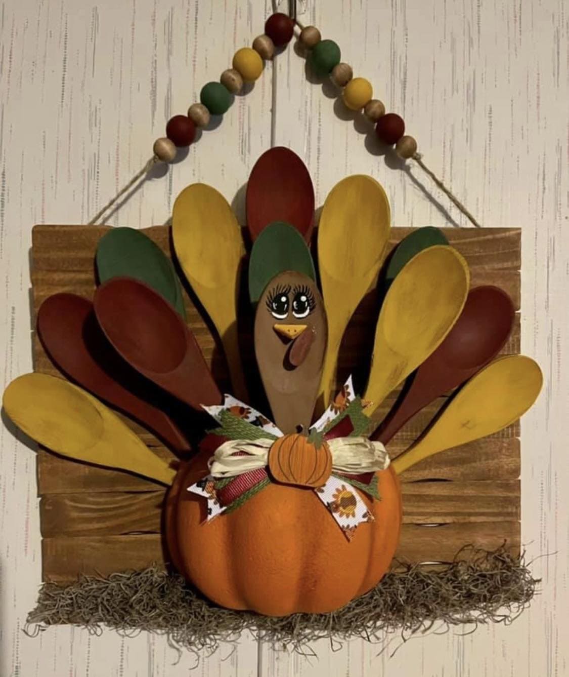 Wooden Spoon Turkey Wall Hanging