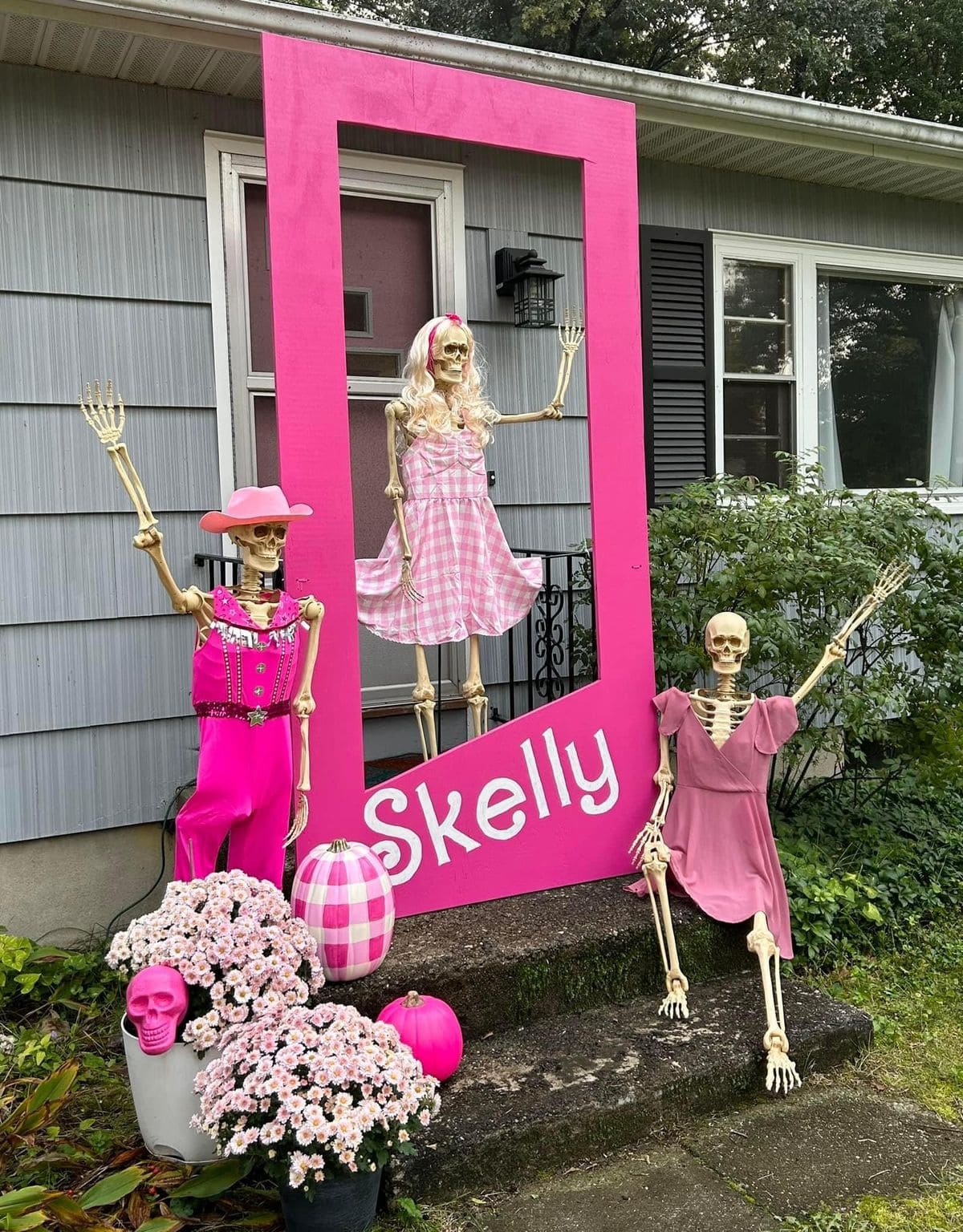 Barbie-Inspired Skelly Display