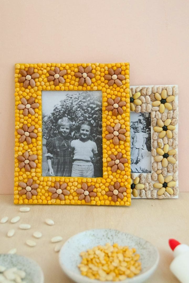 How to Give Old Memories a Rustic Bean Frame