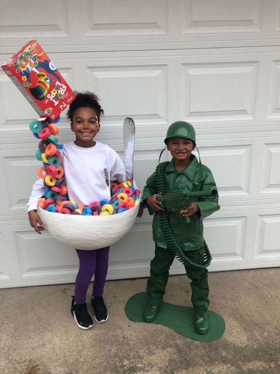 How to Create a Playful Cereal Bowl and Toy Soldier Duo