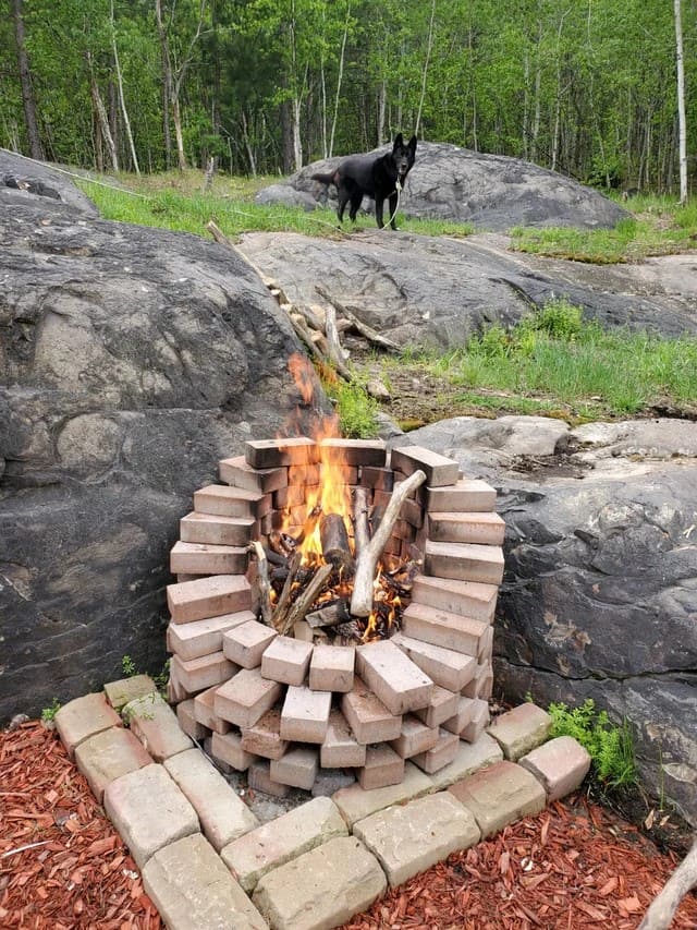 Circular Brick Fire Pit Haven