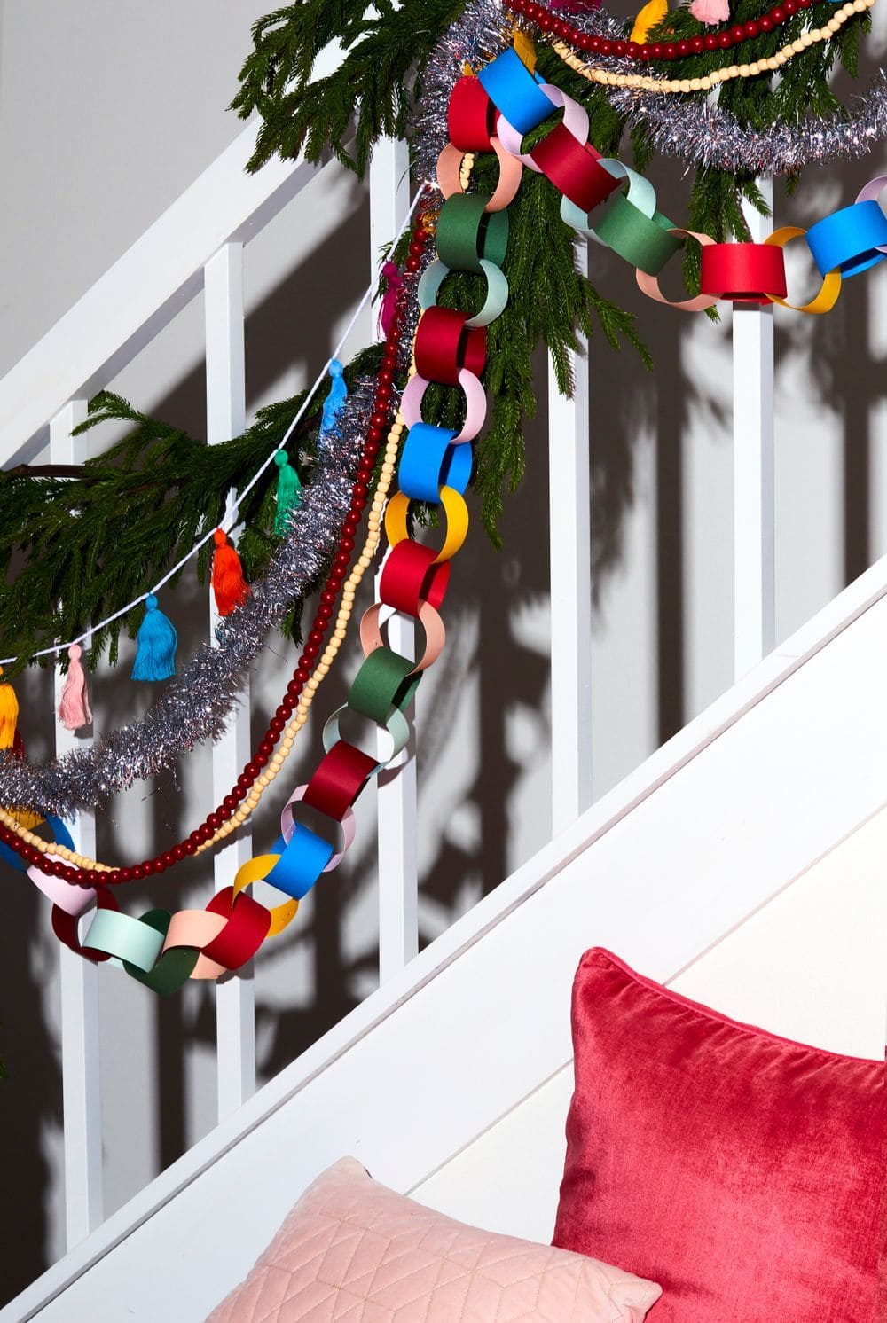 Colorful Paper Chain Garland