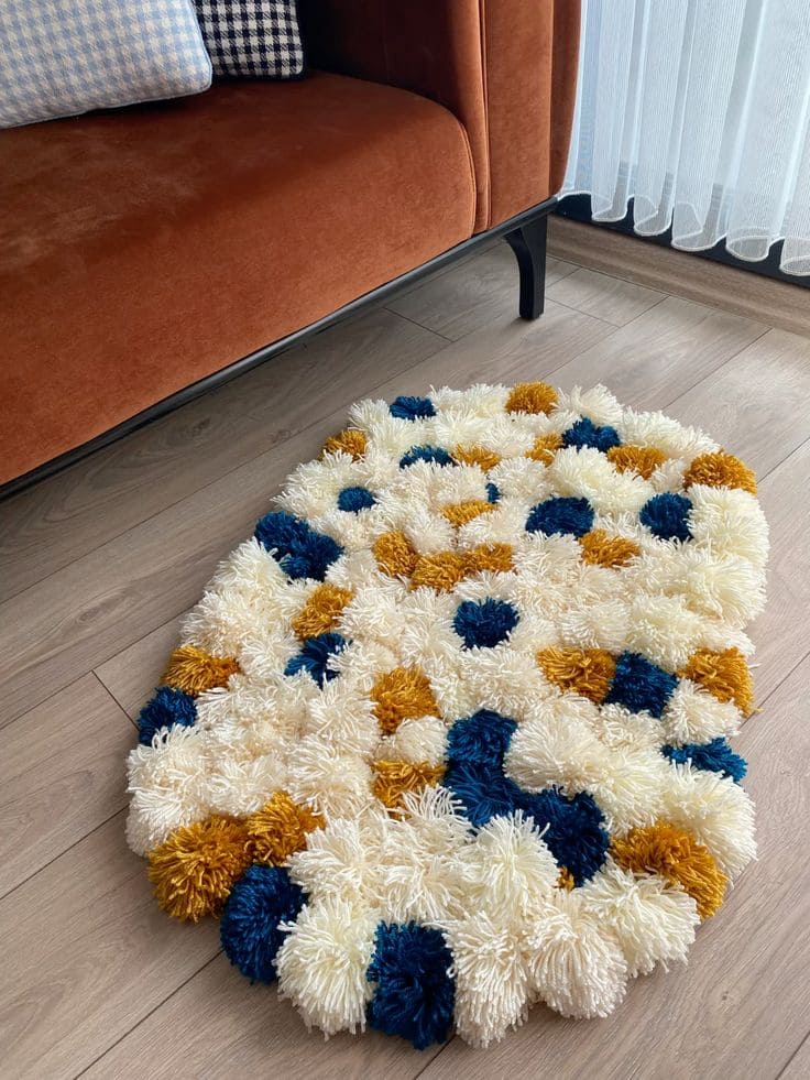 Cozy Pom-Pom Rug