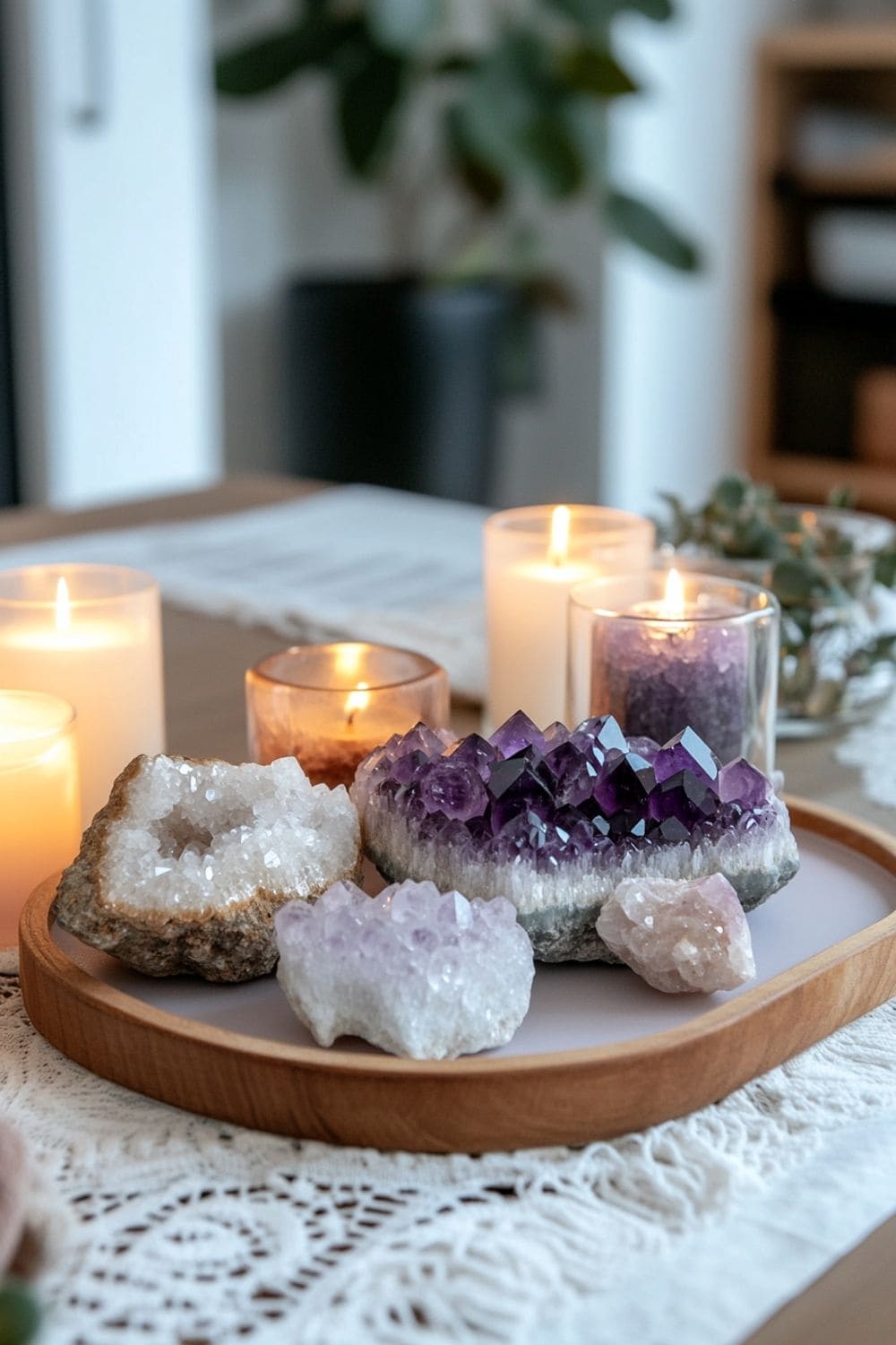 Crystal and Candle Holiday Glow