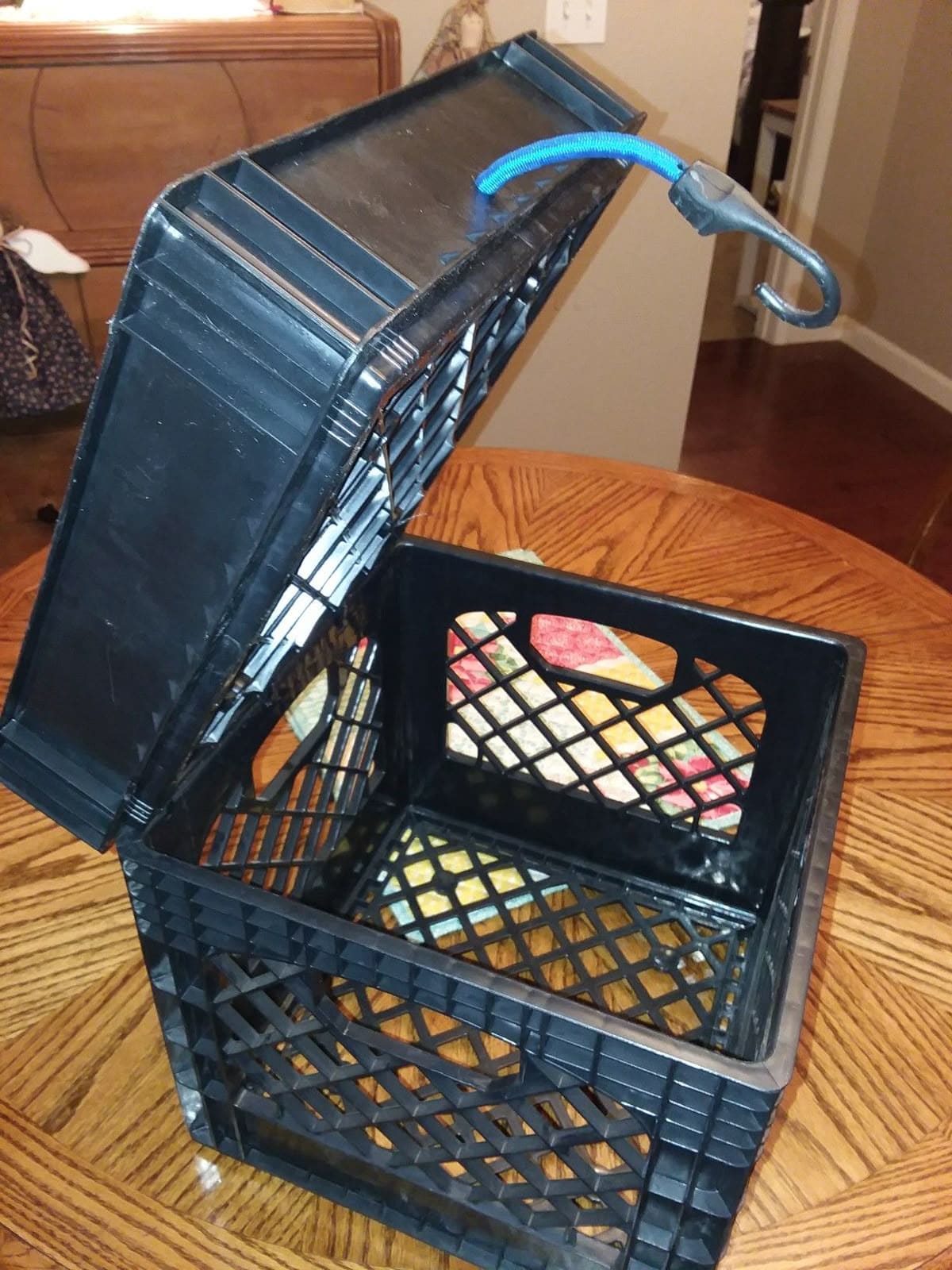 DIY Milk Crate Storage Box
