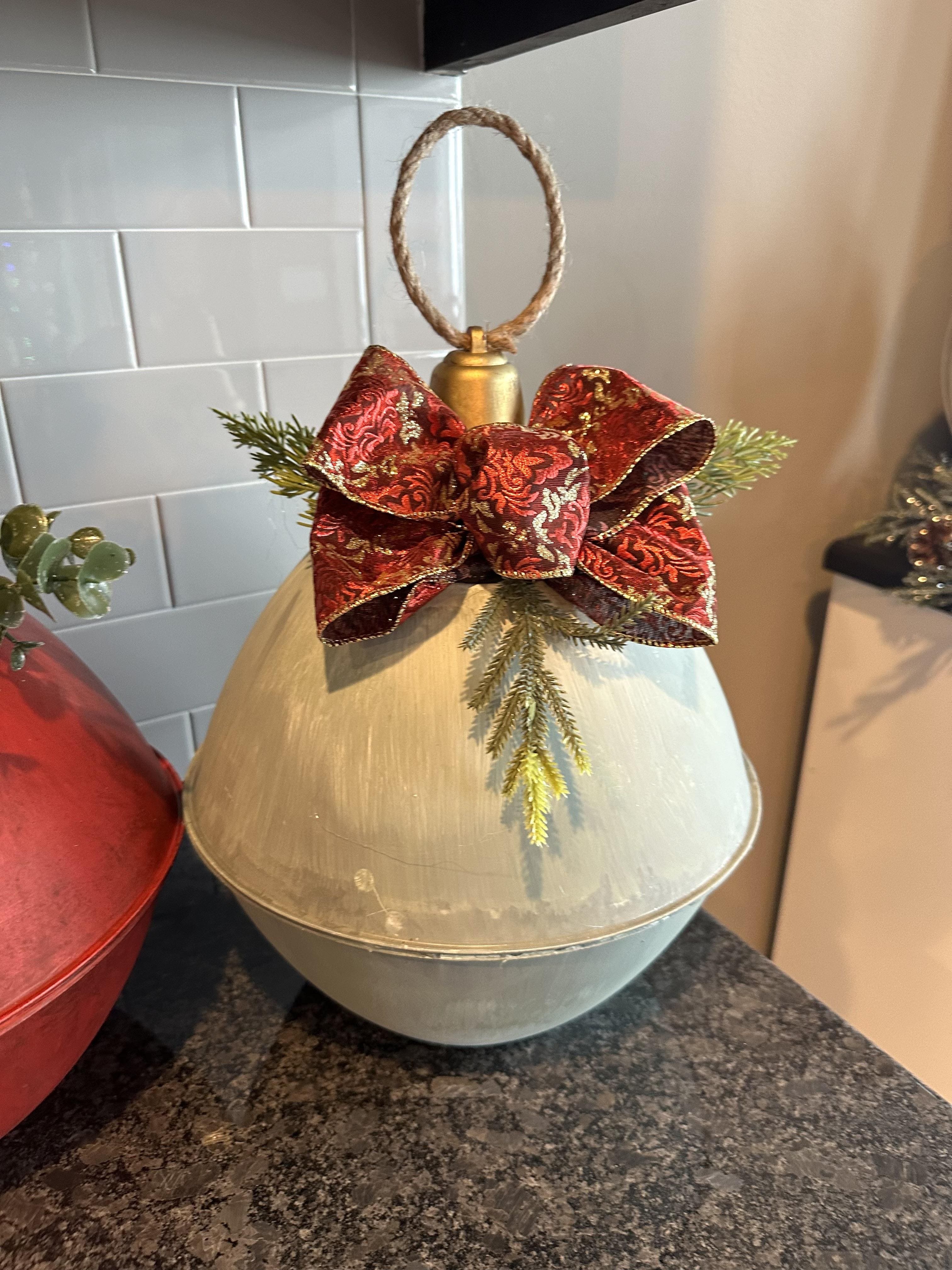 How to Make a Statement Giant Ornament with Holiday Charm