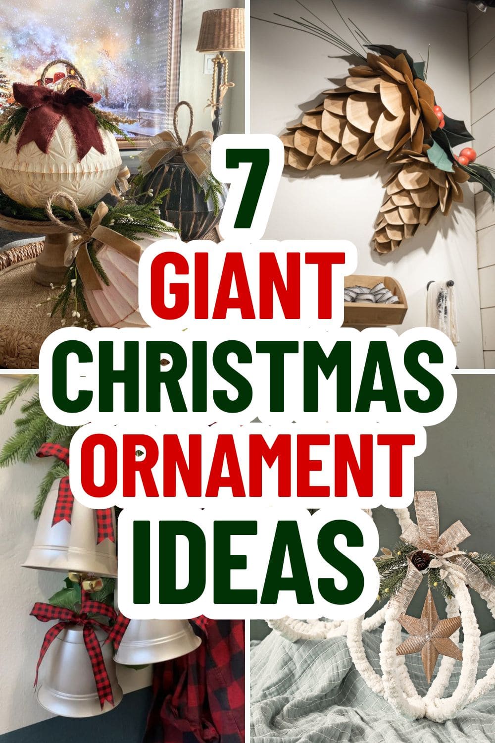 8 DIY Giant Christmas Ornaments That Steal the Spotlight