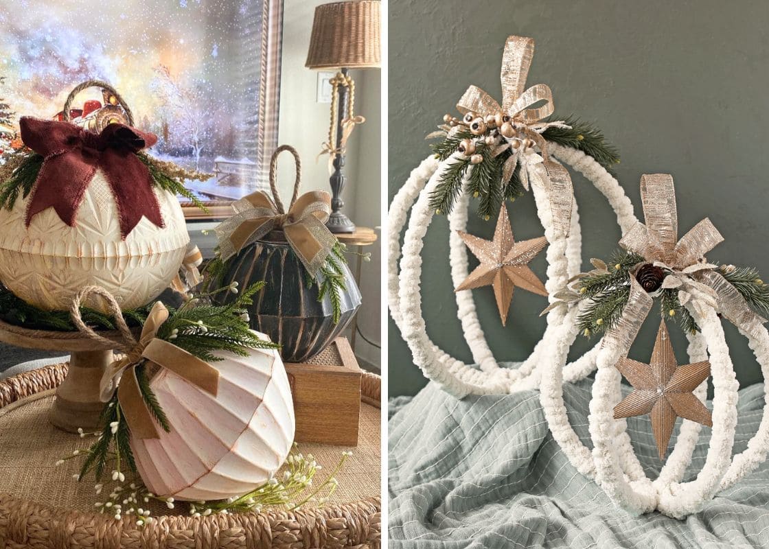8 DIY Giant Christmas Ornaments That Steal the Spotlight