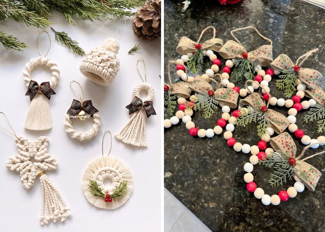22 Cute Handmade Christmas Ornaments to Brighten Your Tree