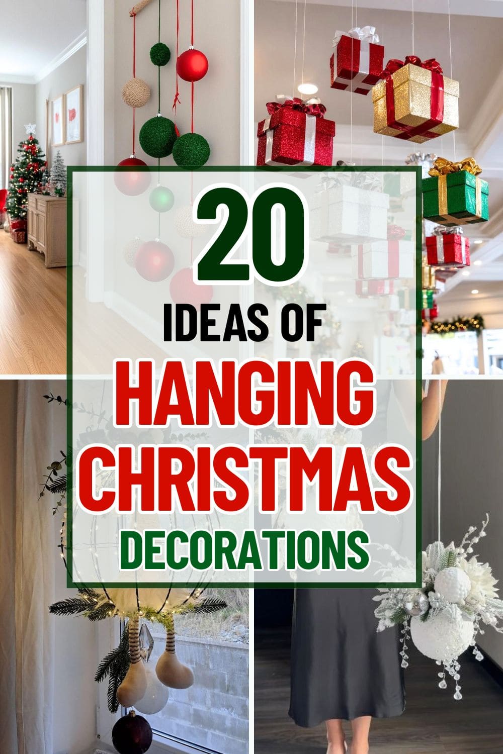 20 Eye-Catching Hanging Christmas Decorations for a Cozy Home