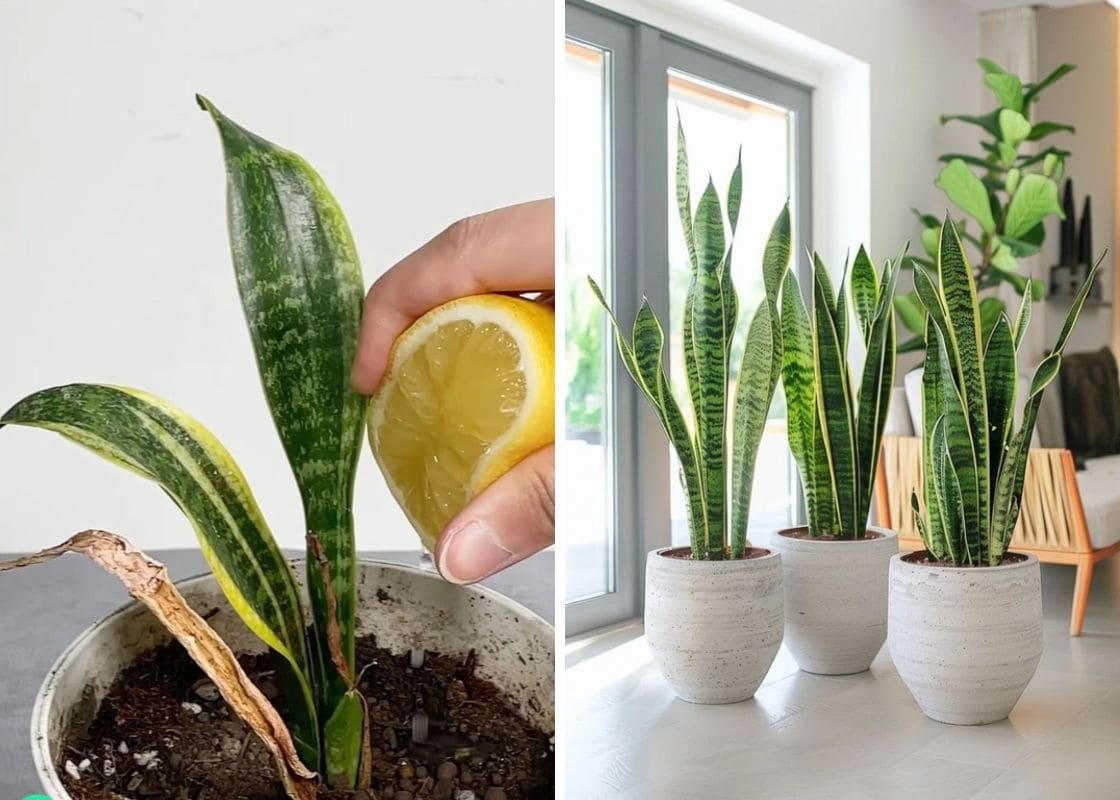 Why Gardeners Use Lemon Juice on Snake Plants