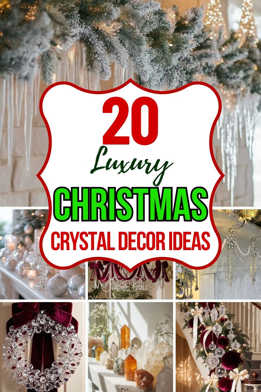 19 Crystal Christmas Decor Ideas That Bring Luxury and Shine