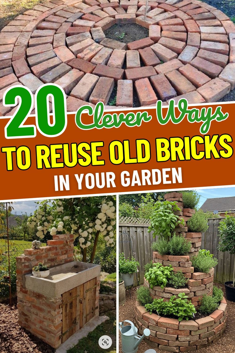 20 Brilliant Ideas for Reusing Old Bricks in Your Garden