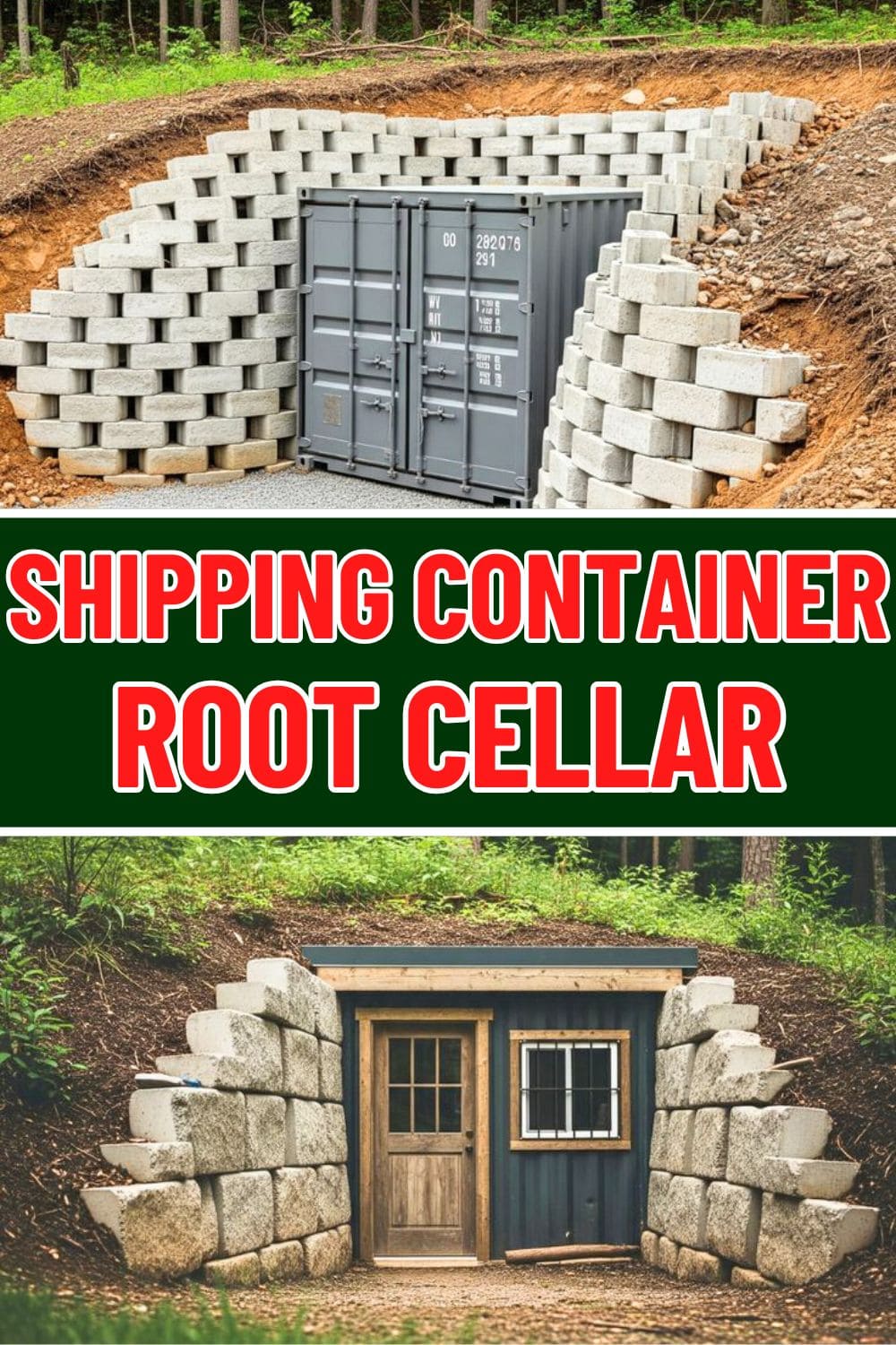 How to Build a Shipping Container Root Cellar
