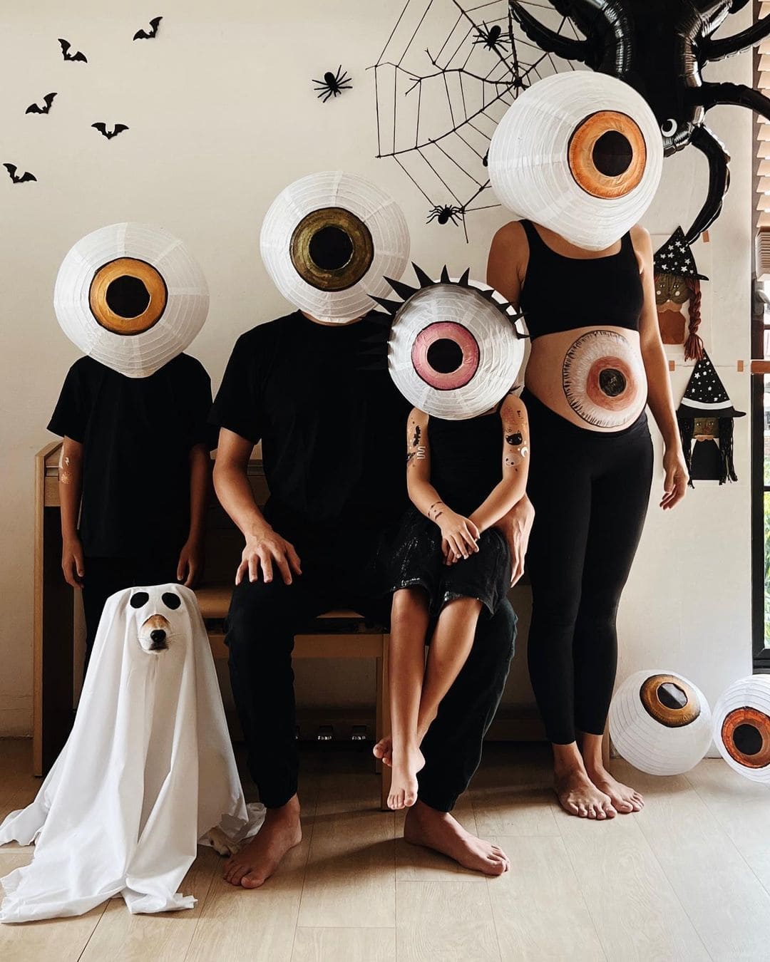 How to Create Spooky Eyeball Lantern Costumes for the Whole Family
