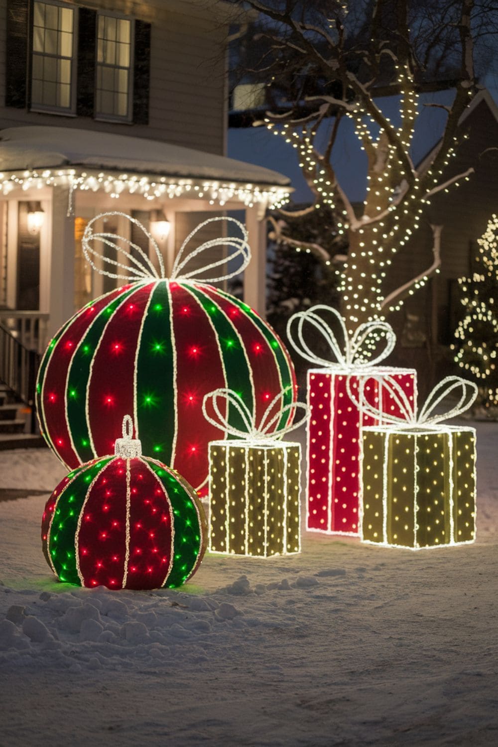 Glowing Gift Box Display