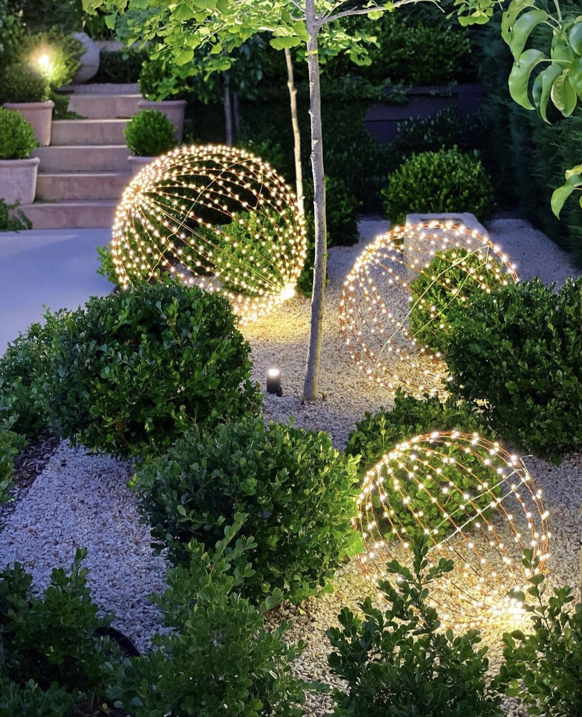 Glowing Light Sphere Ornaments