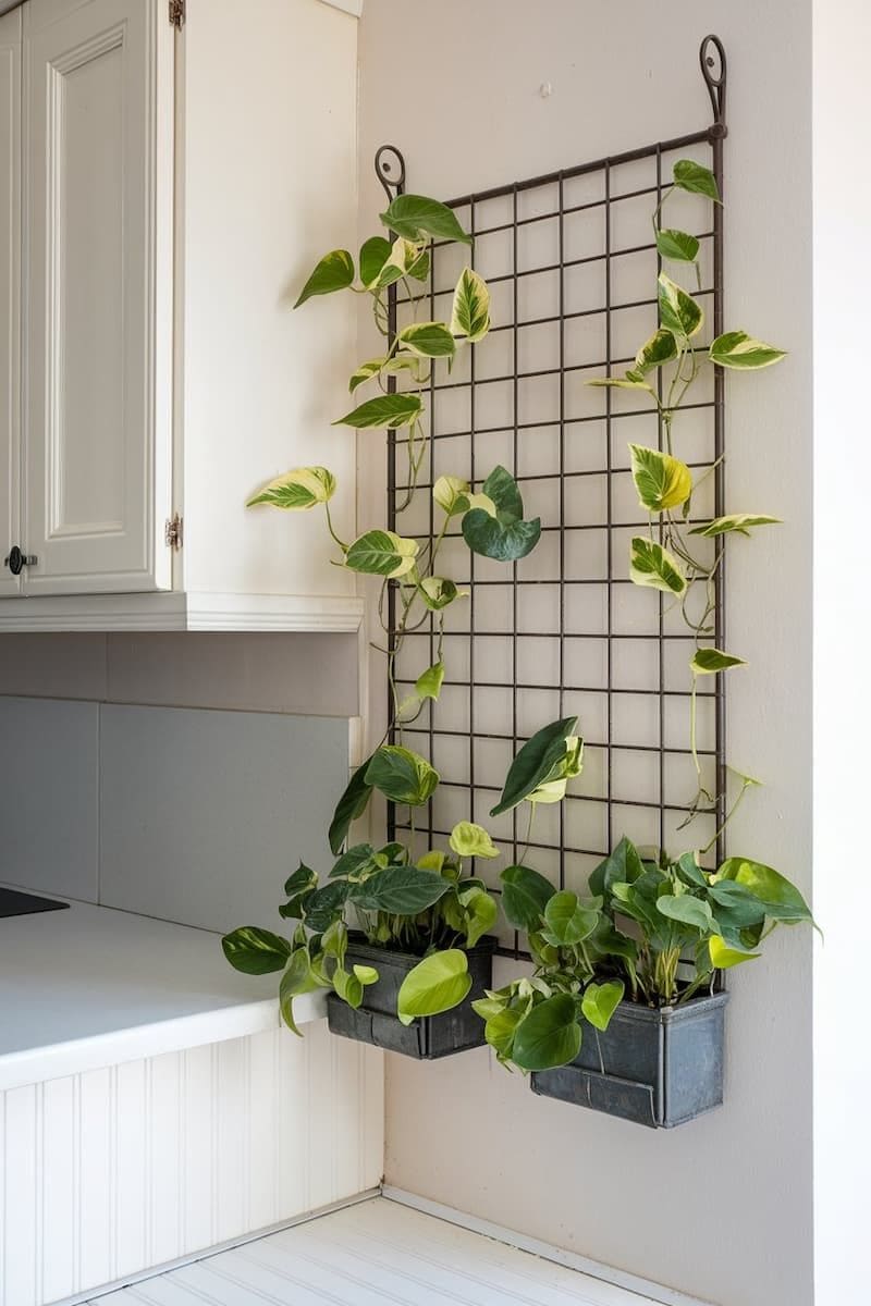 Hanging Grid Trellis for Pothos