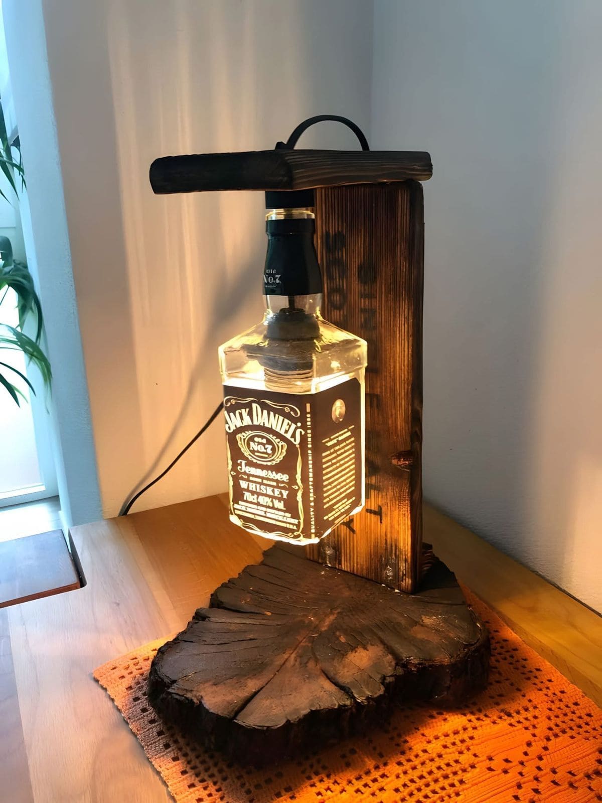 Jack Daniels Bottle Lamp