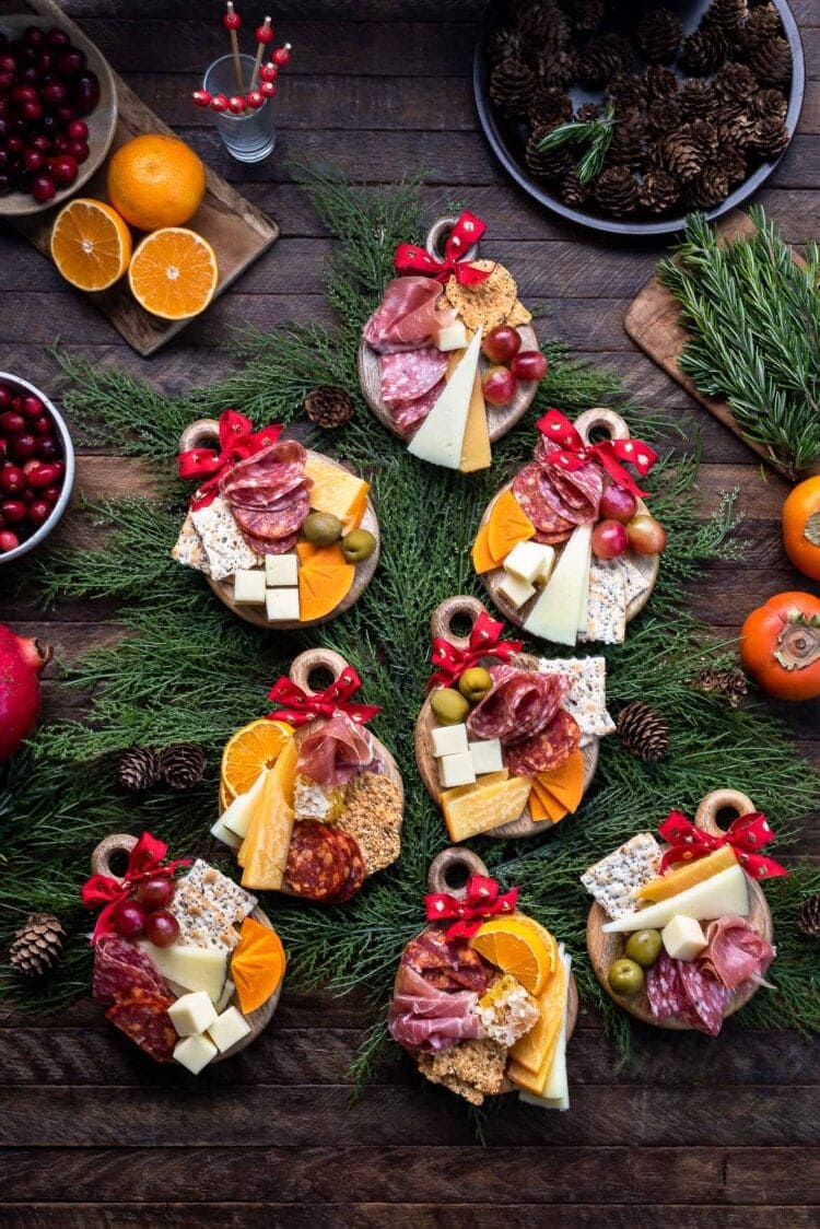 Mini Holiday Charcuterie Boards