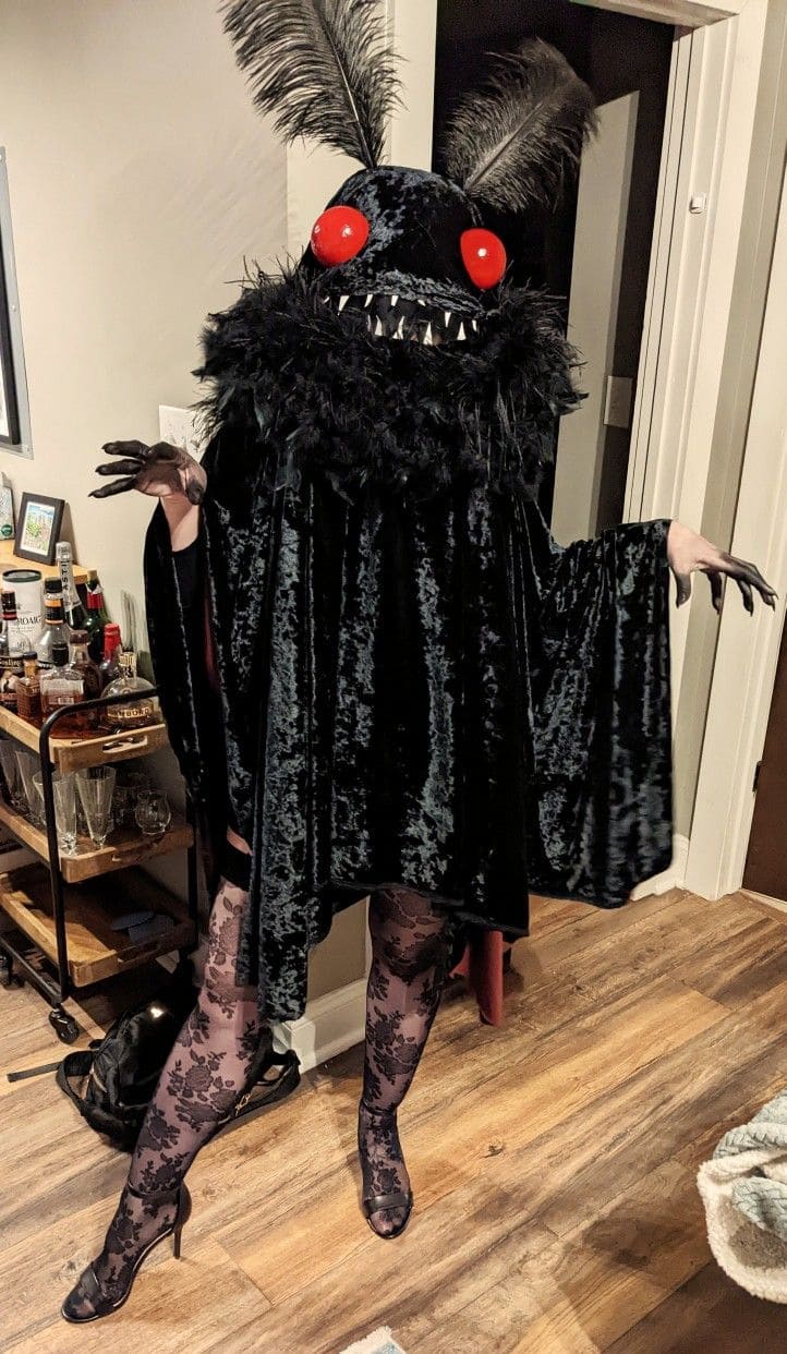 Transform Into the Legendary Mothman for a Spooky Night