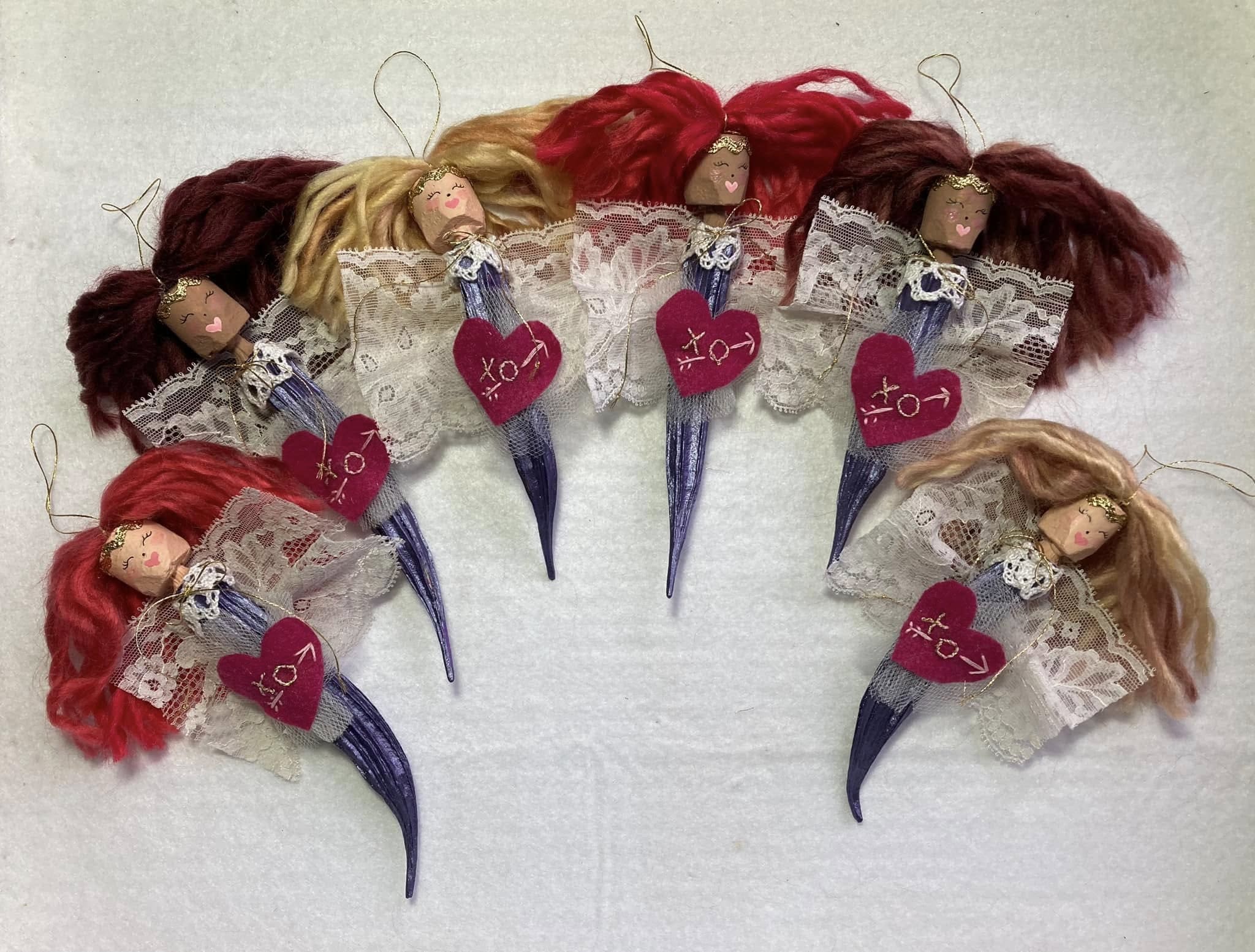 Okra Angel Ornaments