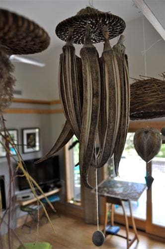 Okra Pod Wind Chime