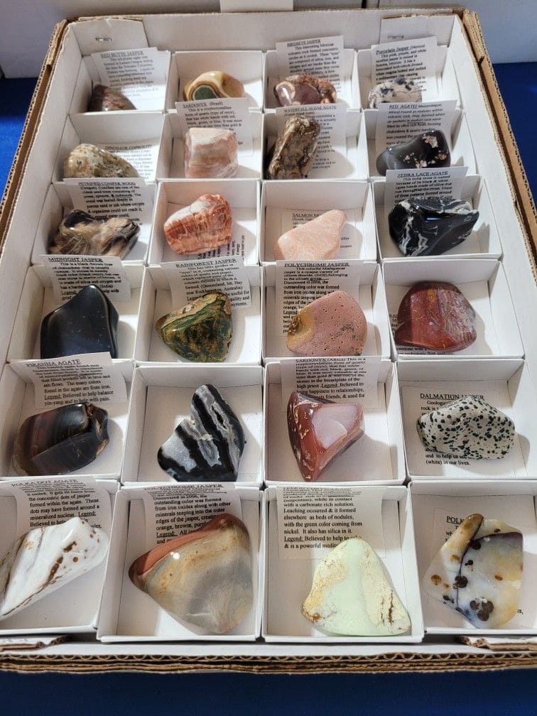 Organized Gemstone Display Box