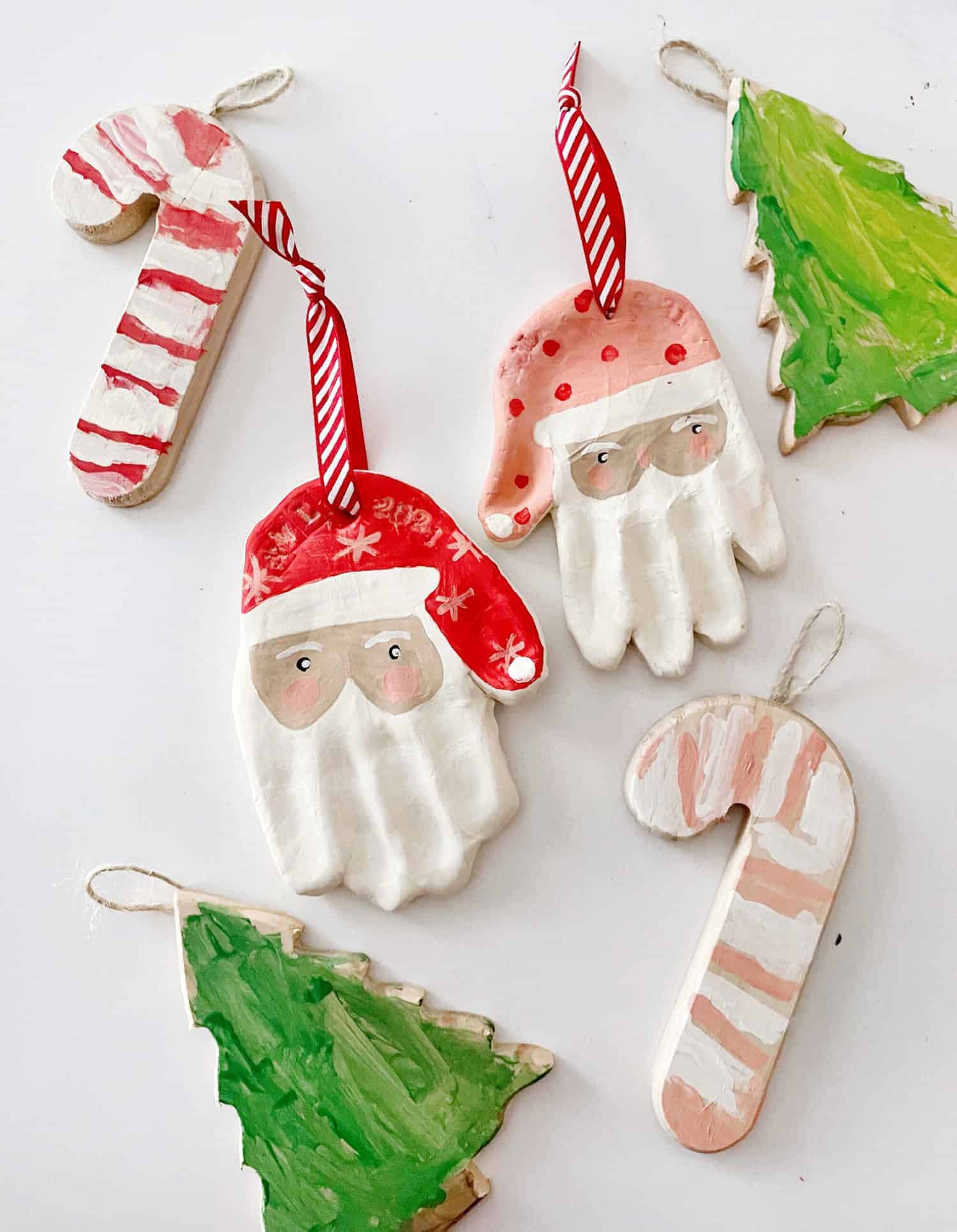 Painted Salt Dough Ornaments