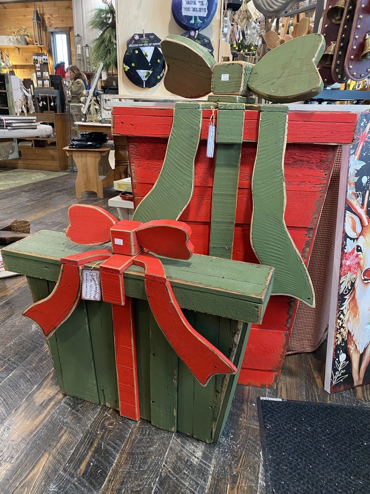 Pallet Wood Christmas Gift Boxes