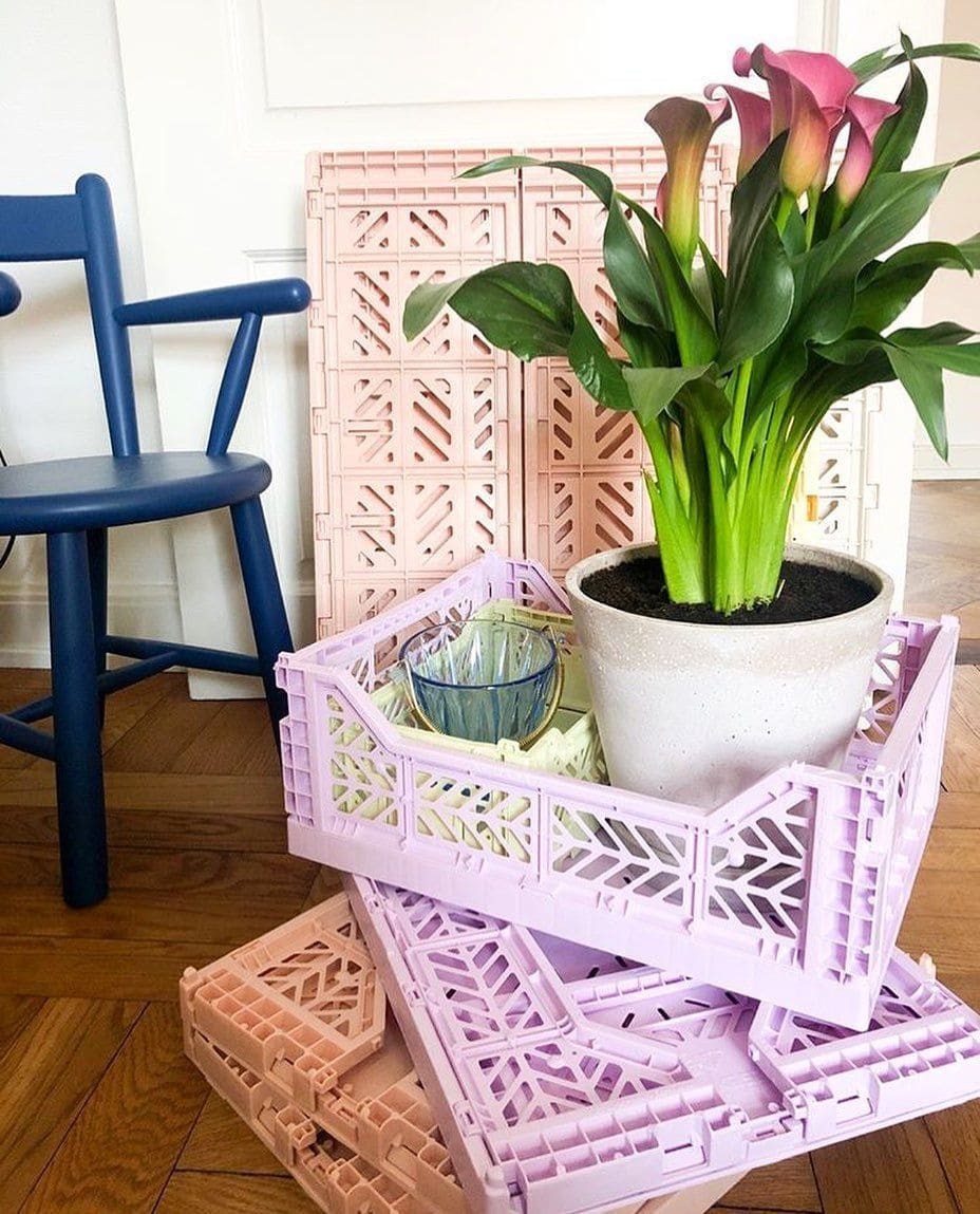 Pastel Milk Crate Trays