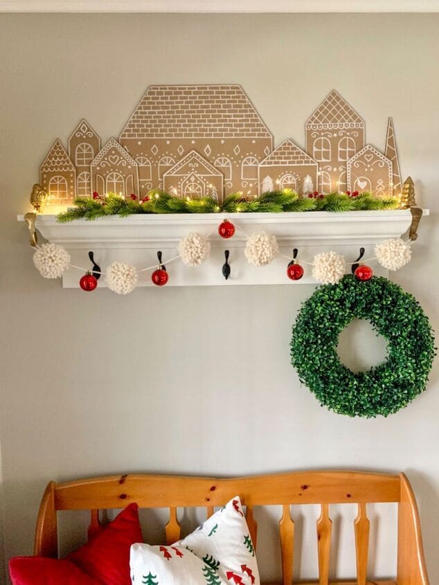 Pom-Pom and Ornament Garland